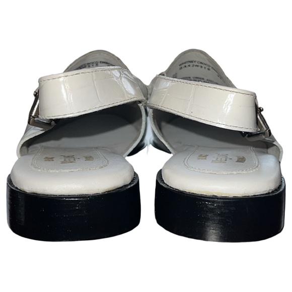 G.H. BASS ORIGINALS WOMENS WHITNEY CROC SLING BACK WEEJUNS SIZE 9.5 NEW - Picture 4 of 12
